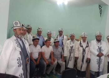 Фарғоналик имомлар Қирғизистондаги масжид очилишида иштирок этди