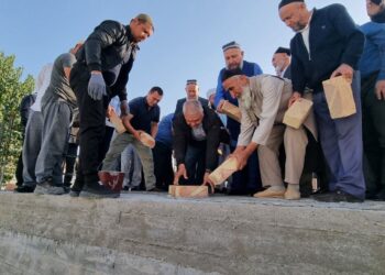 Марғилонда яна бир масжид қайта қурилмоқда