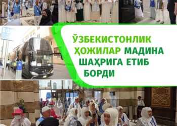 Ўзбекистонлик ҳожилар мадина шаҳрига етиб борди