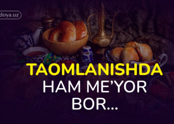Таомланишда ҳам меъёр бор