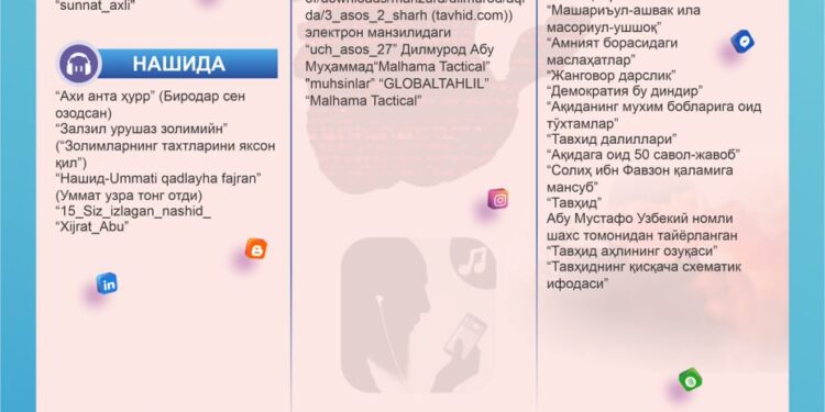 Экстремистик ва террористик контентлар хусусида