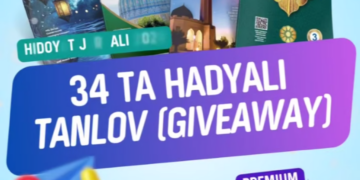 Мустақилликнинг 34 йиллигига 34 та ҳадяли танлов